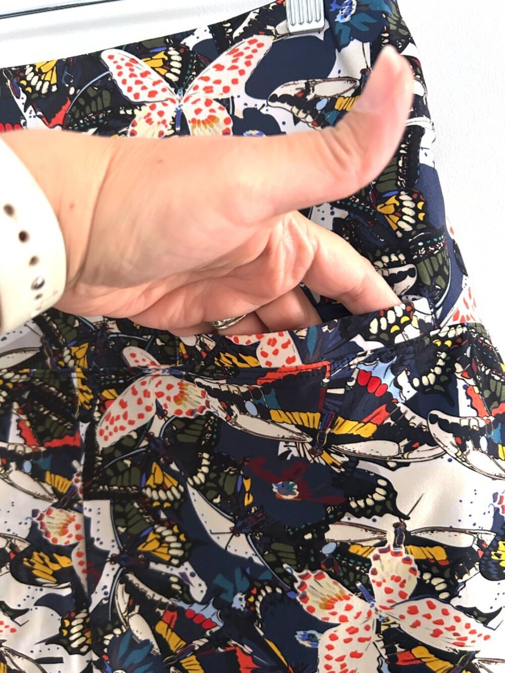 Foray Golf Butterfly Print Skort Size M Athletic Tennis Golfcore Activewear - Picture 5 of 10